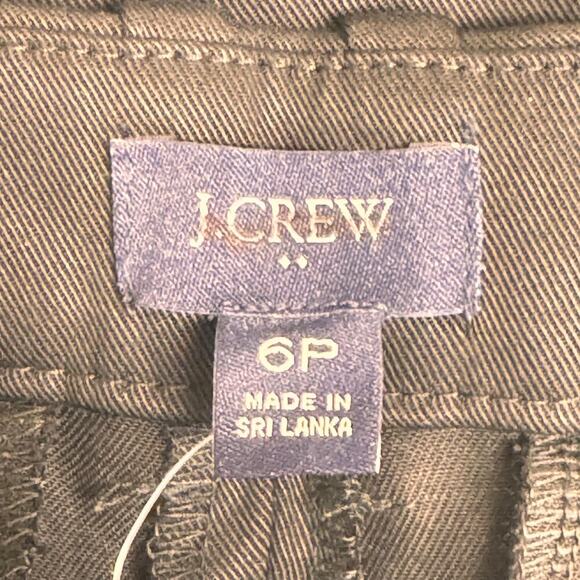 New J. Crew Black Wide Leg Pleated Slacks Dress Work Pants Women's 6 Petite - Picture 5 of 12